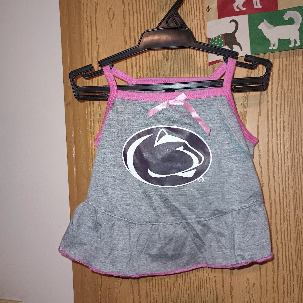 NWT Hunter Penn State University Grey Pet Dress Small
